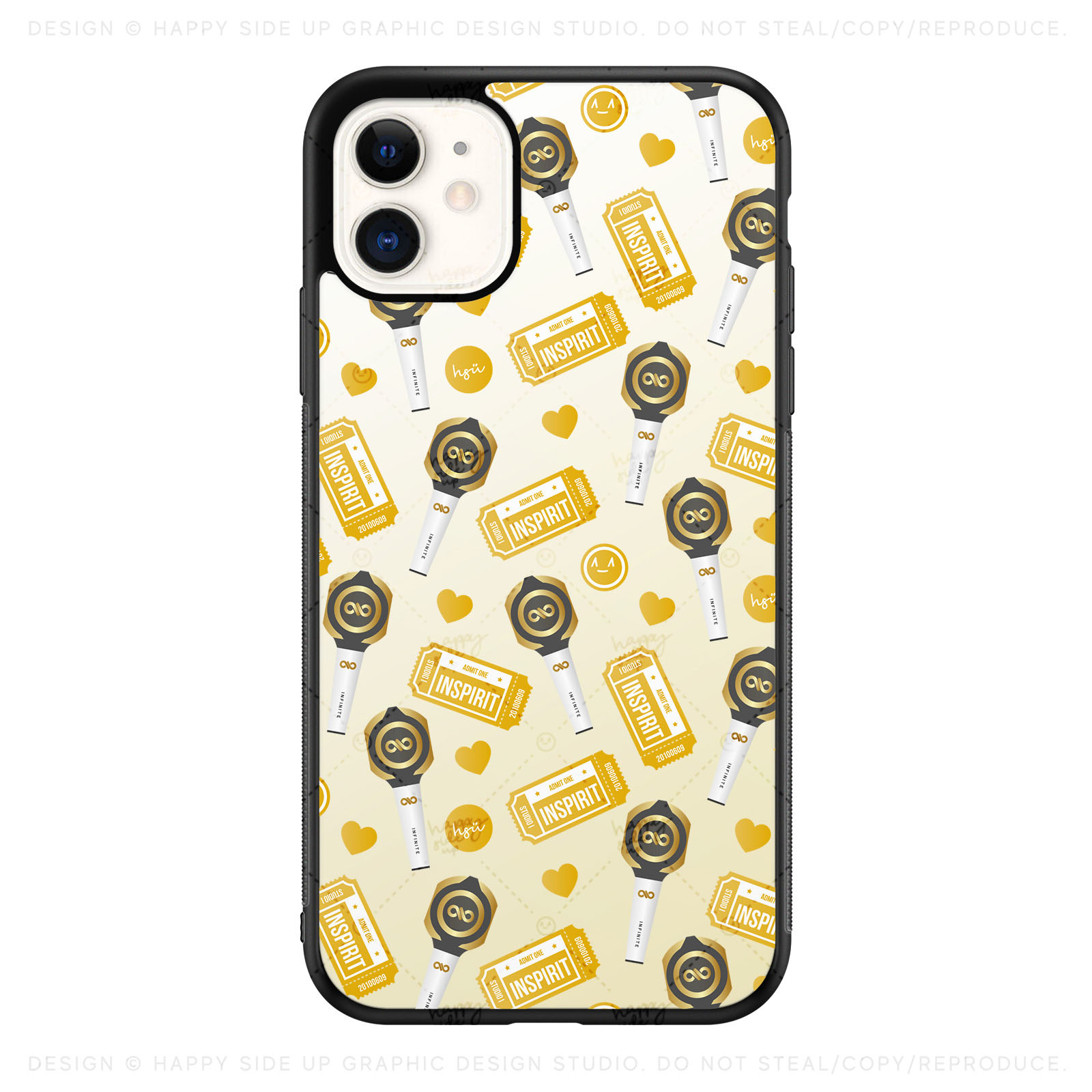 Inspirit Lightstick Case Happy Side Up Phone cases, tote bags, and more