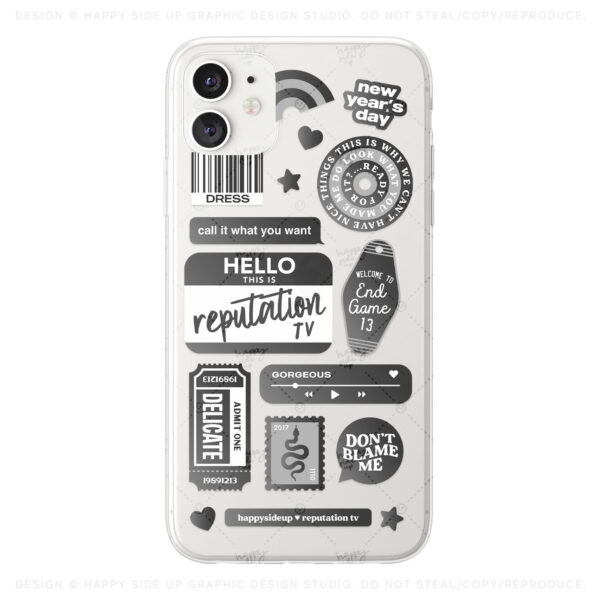 [ERAS] Reputation TV Phone Case - Happy Side Up - Phone cases, tote ...